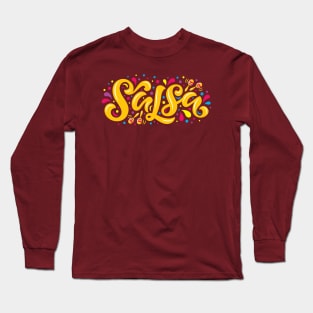 Salsa - Colorful Maracas Long Sleeve T-Shirt